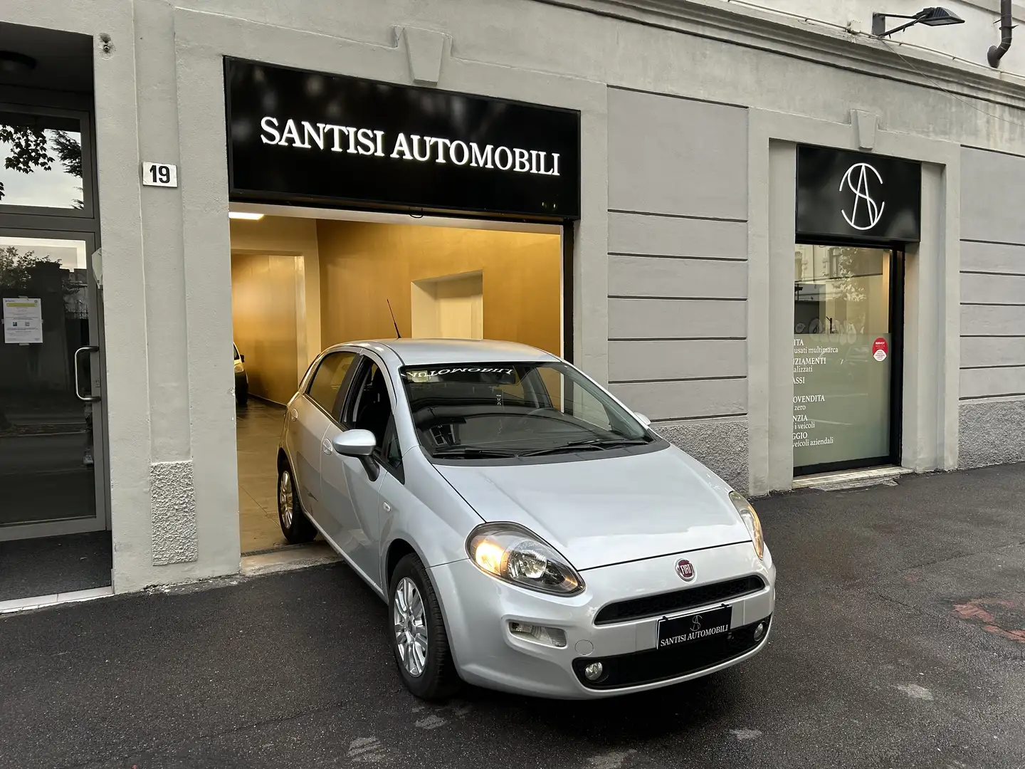 Fiat Punto 1.2 8v Lounge 5p my13 EURO 5B | NEOPATENTATI!!! Argento - 1