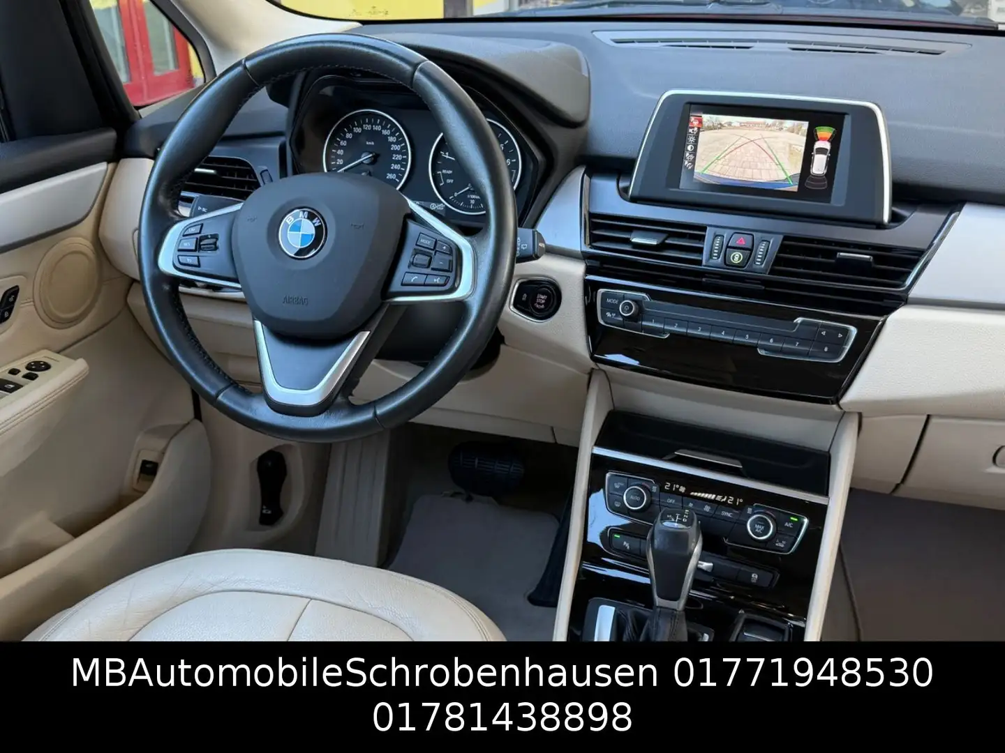 BMW 218 AUTOMATIK LEDER NAVI KAMERA LE Blau - 2