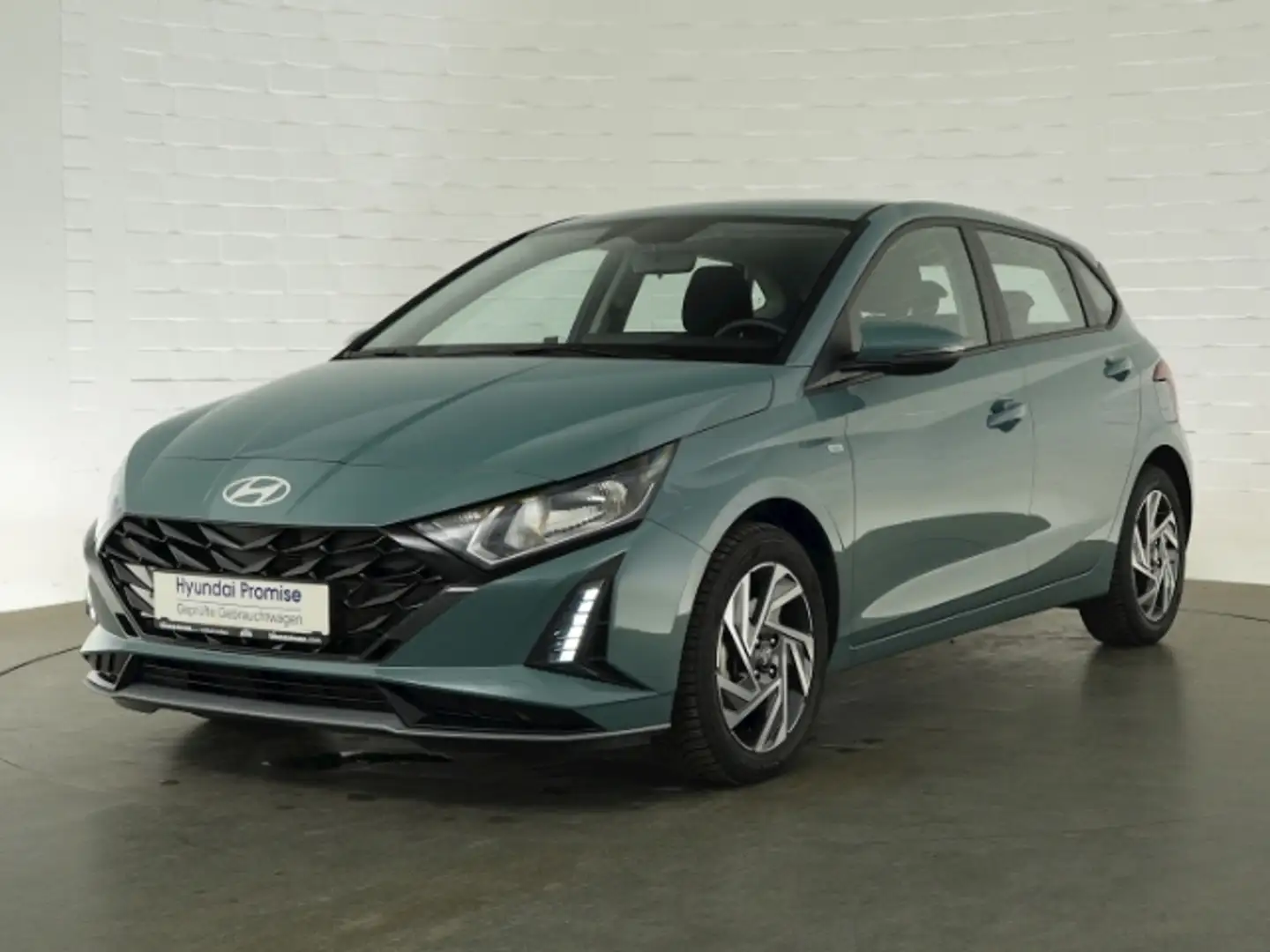 Hyundai i20 FACELIFT T-GDI TREND 48V+NAVI+RÜCKFAHRKAMERA+SITZ- Groen - 2