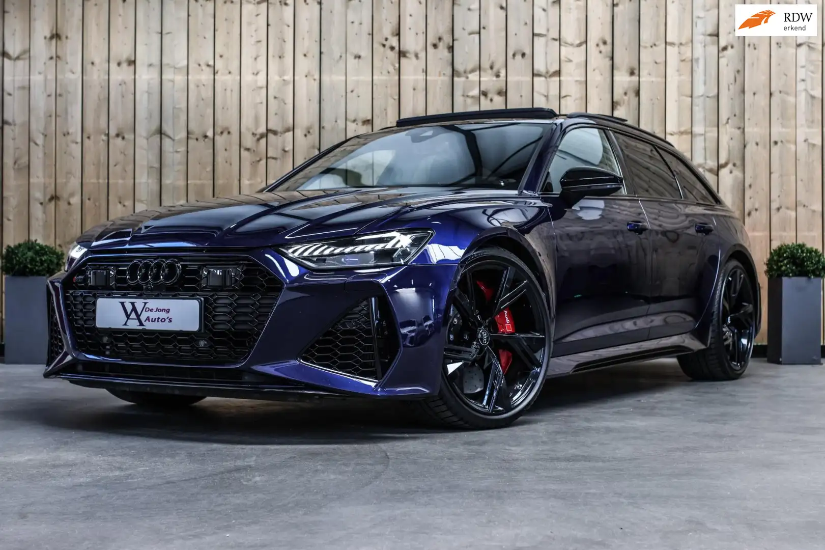 Audi RS6 TFSI Quattro *Keramisch*Pano*360 Camera*Soft-Close Bleu - 1