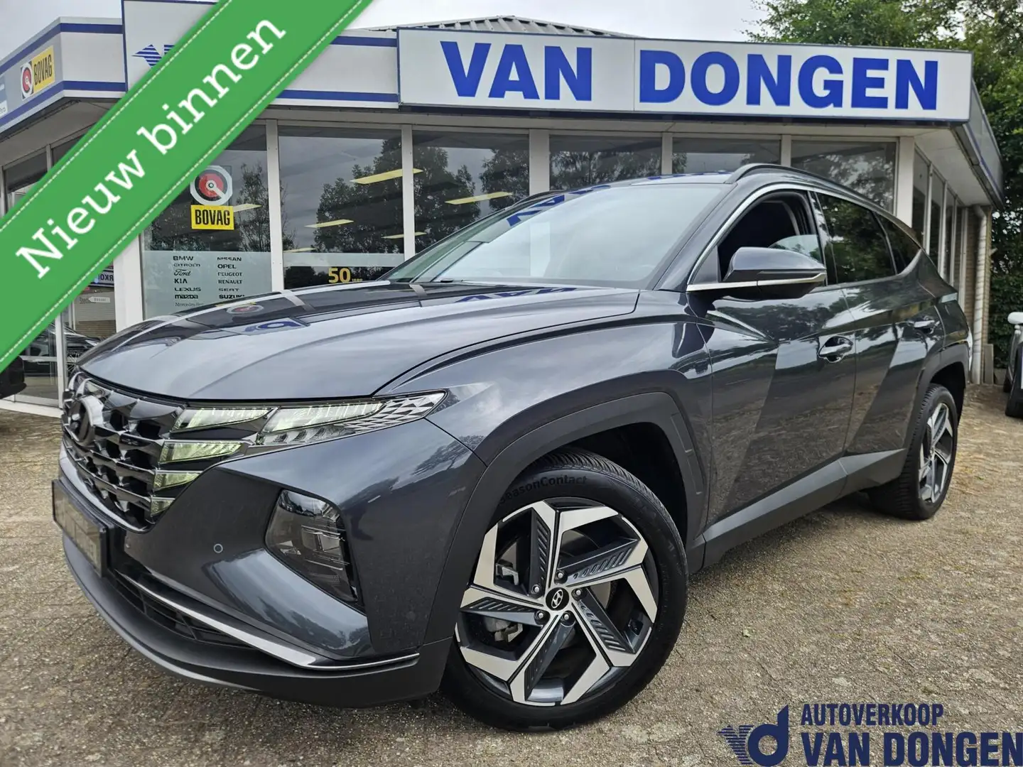 Hyundai TUCSON 1.6 T-GDI HEV Comfort Smart | Full Hybrid 230 PK | Grijs - 1