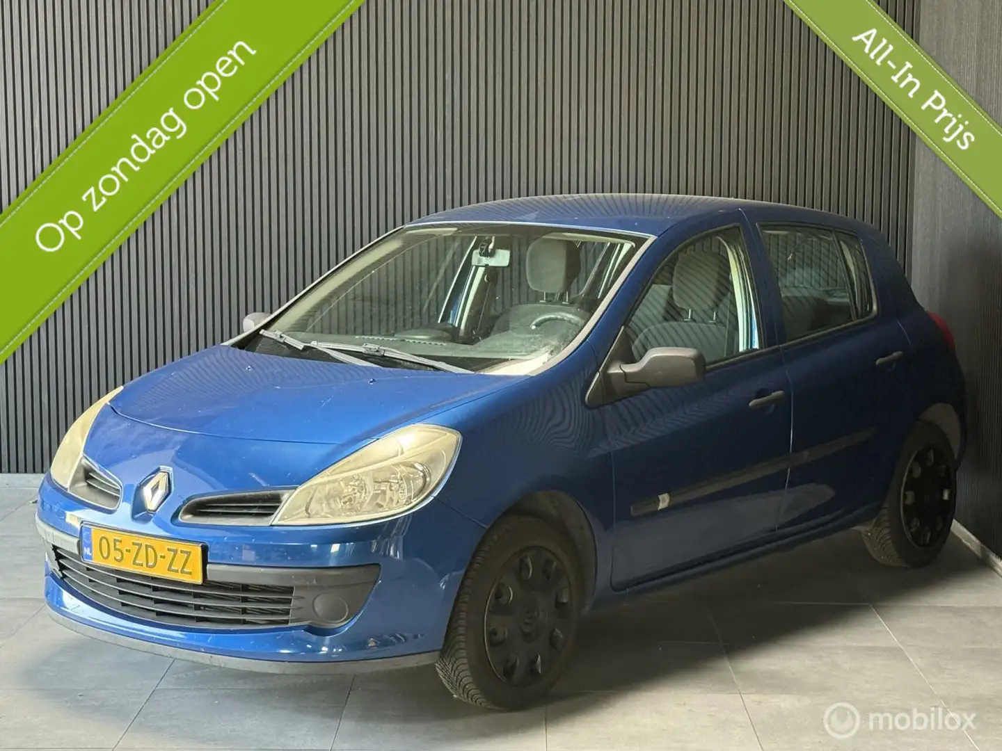 Renault Clio 1.2-16V Authentique|AIRCO|5DR|NAP|APK| Bleu - 1