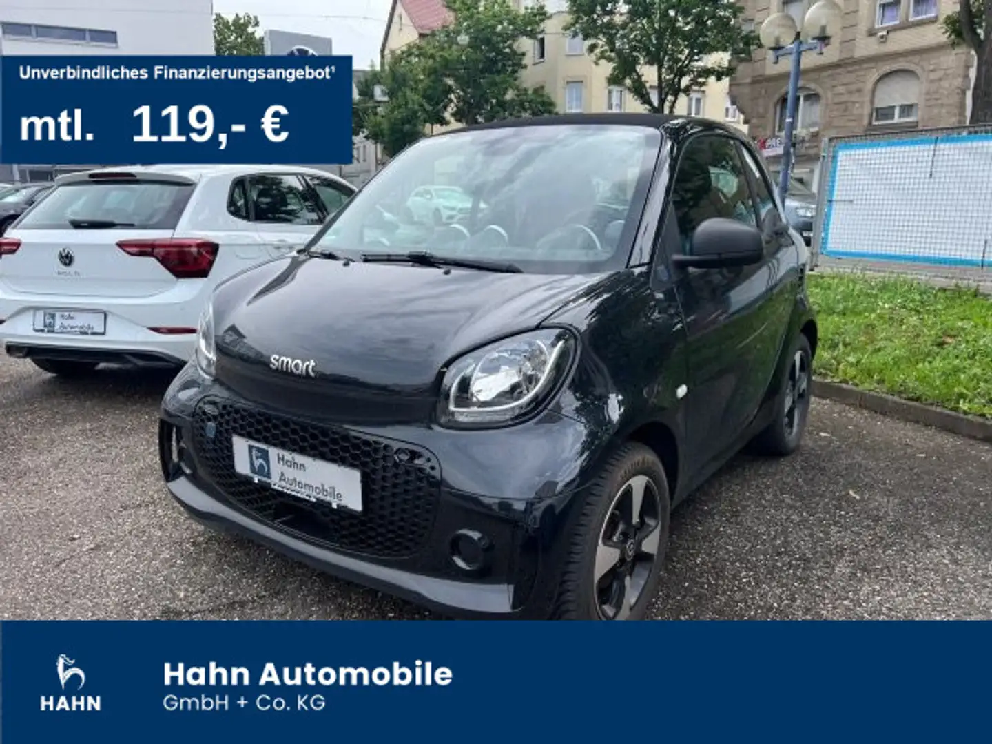 smart forTwo Fortwo EQ coupé Sitzh Climatr Einpark BT CarPlay Negro - 1