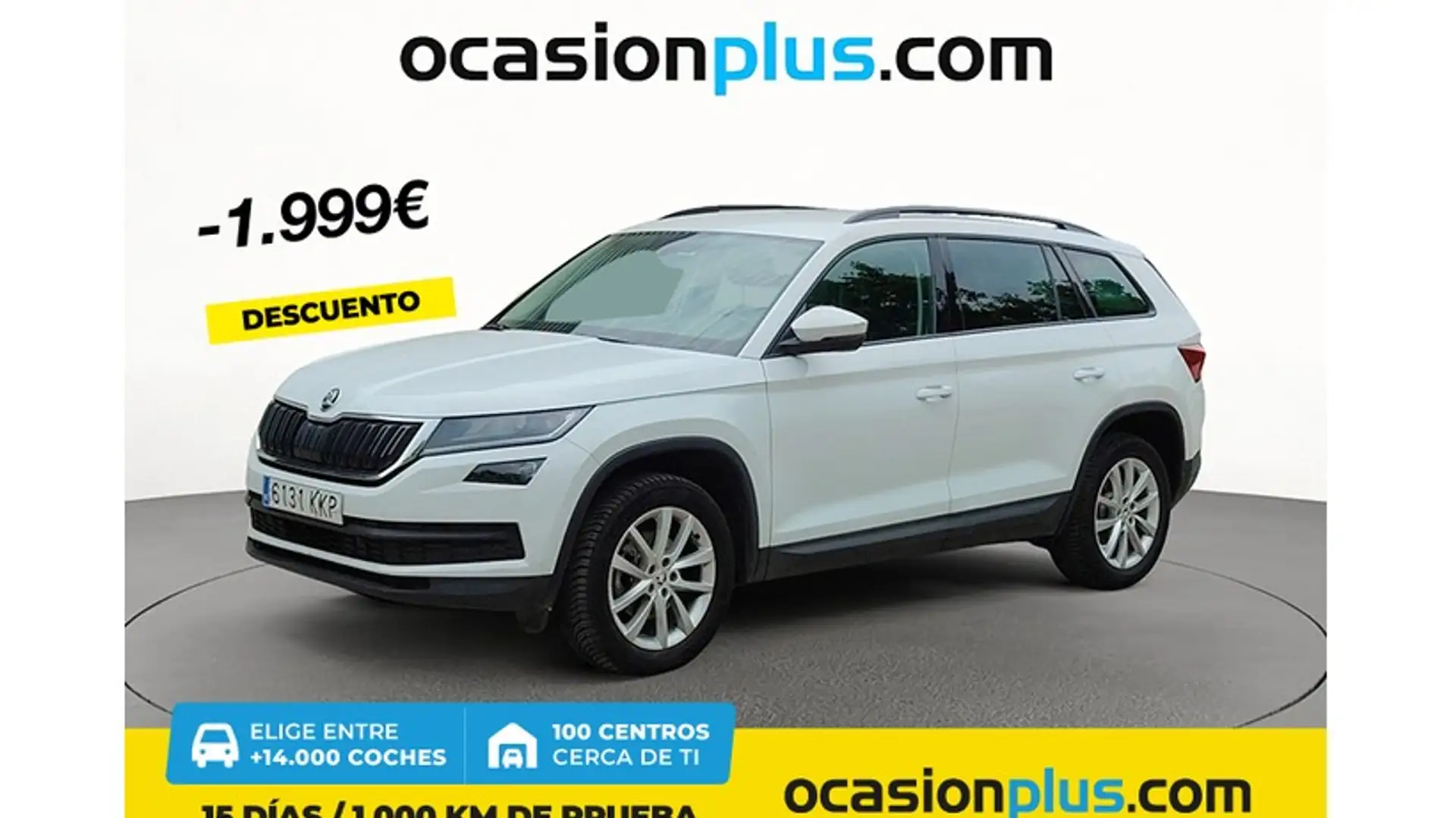 Skoda Kodiaq 2.0TDI AB tech Ambition 4x2 DSG 110kW Blanc - 1