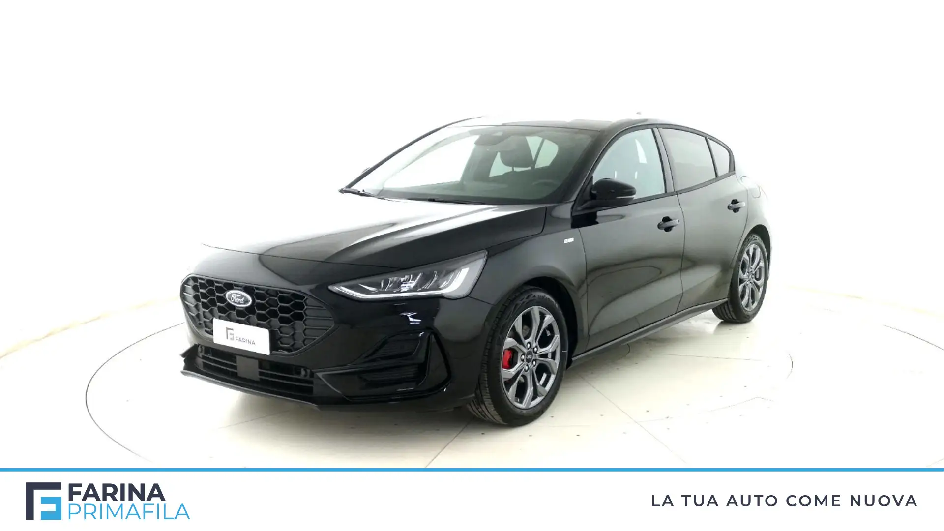 Ford Focus 1.0 EcoBoost Hybrid 125 CV 5p. ST-Line Zwart - 1
