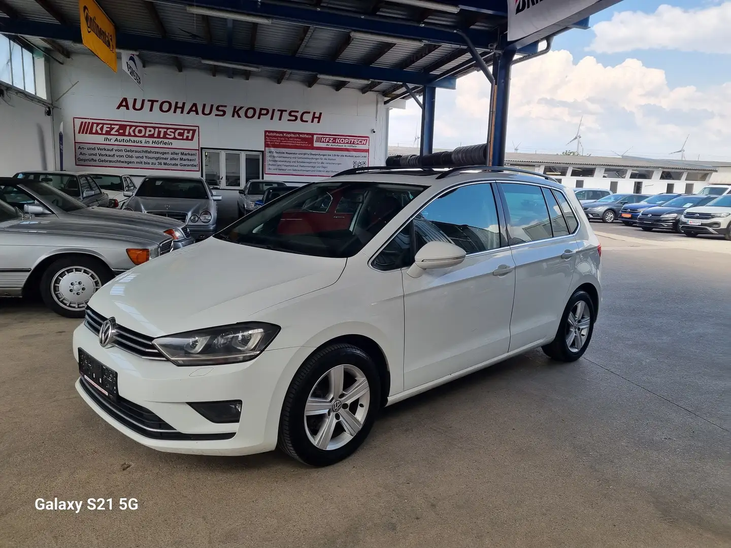 Volkswagen Golf Sportsvan Golf Sportsvan Sky 1,6 BMT TDI Sky Weiß - 1
