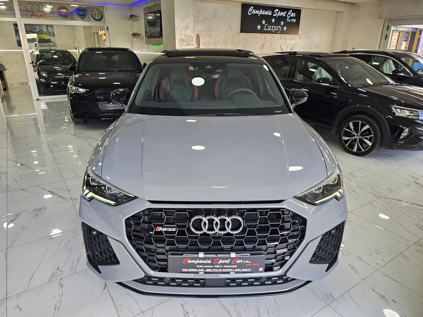 Audi RS Q3 SPORTBACK - ROSSO AMPLIATO- VOLANTE ALCANTARA Gris - 2