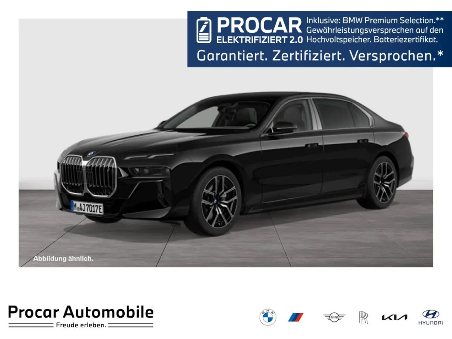 BMW i7 xDrive60 M Sport PANO ACC 360°KAM RFK NAVI Negru - 1