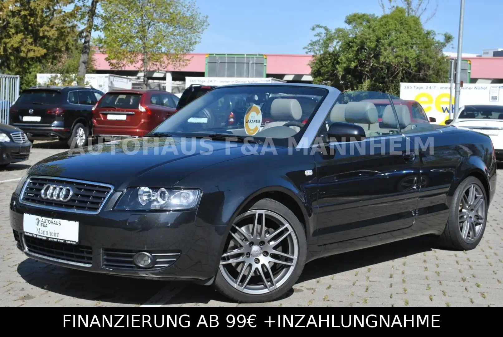 Audi A4 Cabriolet 3.0 quattro Alcantara Xenon AHK Tem Schwarz - 1
