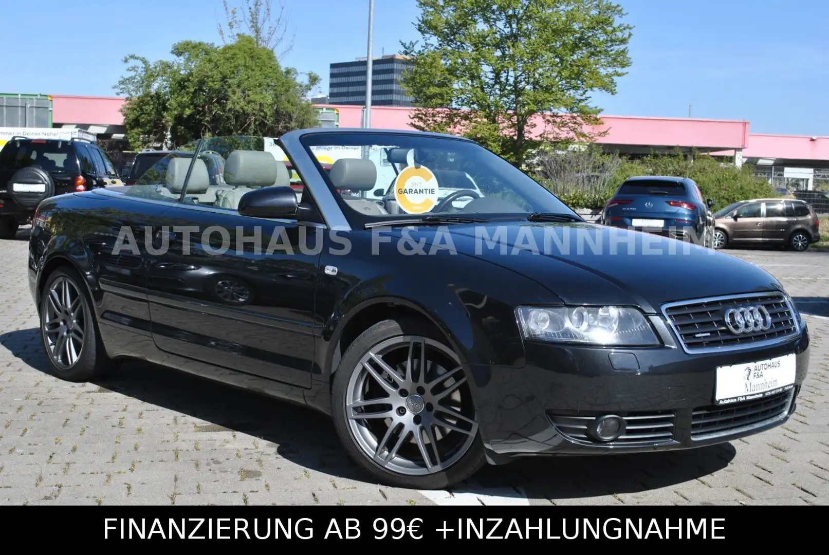 Audi A4 Cabriolet 3.0 quattro Alcantara Xenon AHK Tem Schwarz - 2