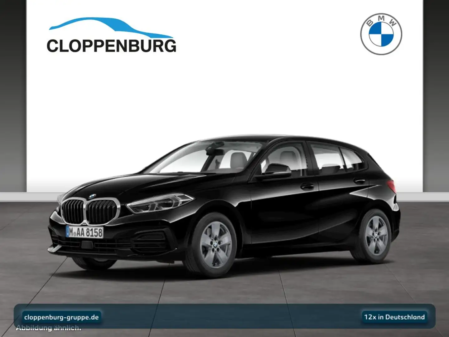 BMW 118 i Navi+HiFi+LED+Ambi+BT+S/S-AT+Temp+Elektr.SP Schwarz - 1