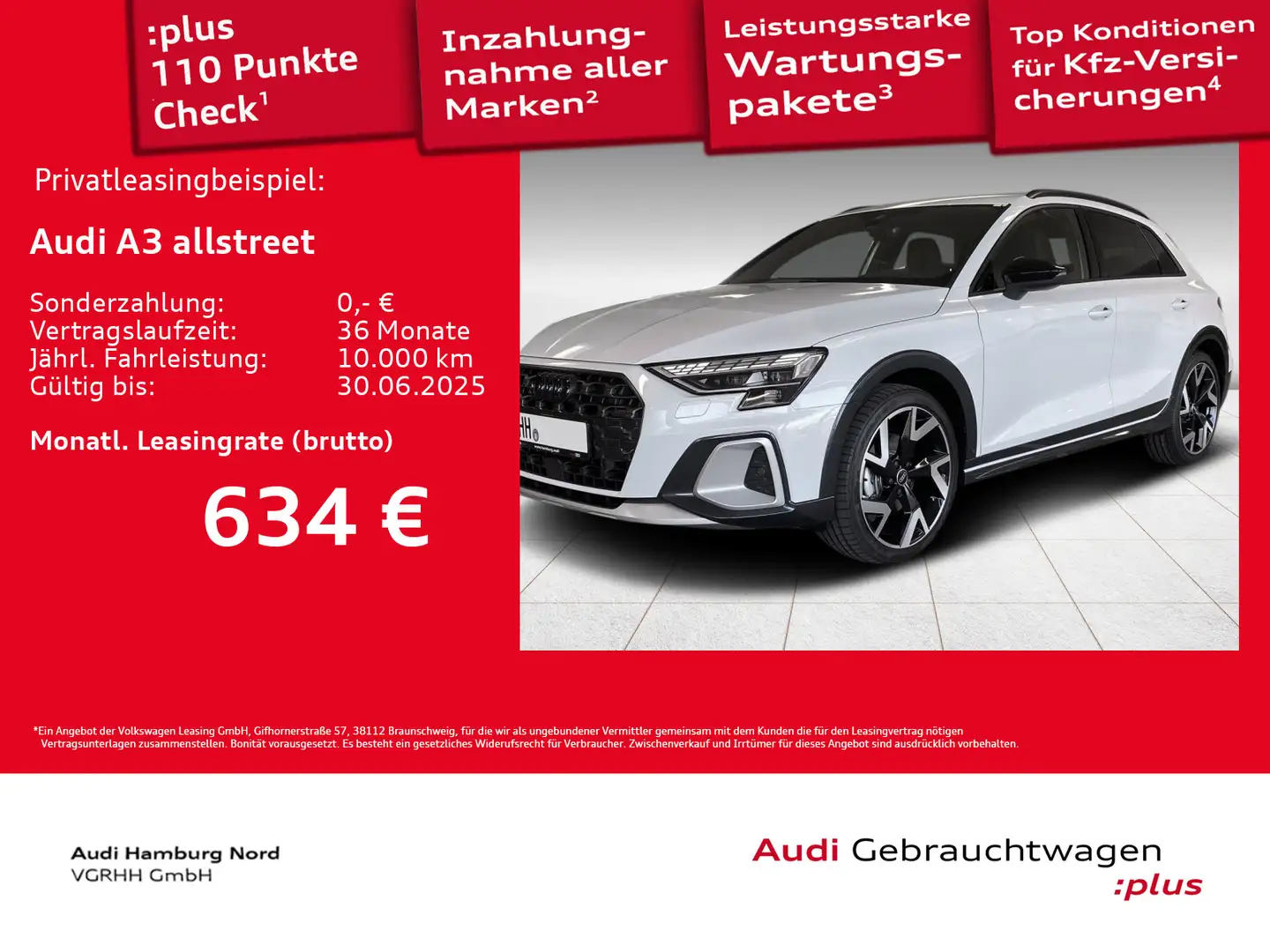 Audi A3 35 TDI S tronic HeadUp Matrix Navi Weiß - 1