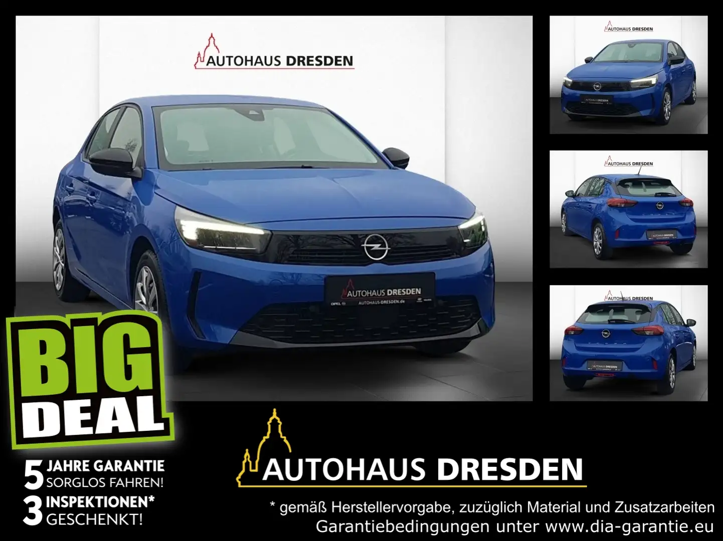 Opel Corsa F 1.2 Turbo *LED*DAB*KLIMA* PDC* Blau - 1
