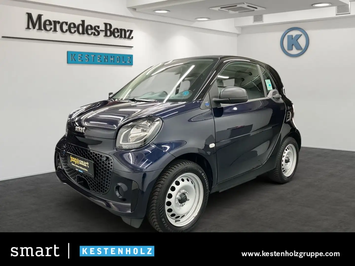smart forTwo EQ Coupé TEMPOMAT+LED+KLIMA+DAB Blau - 1
