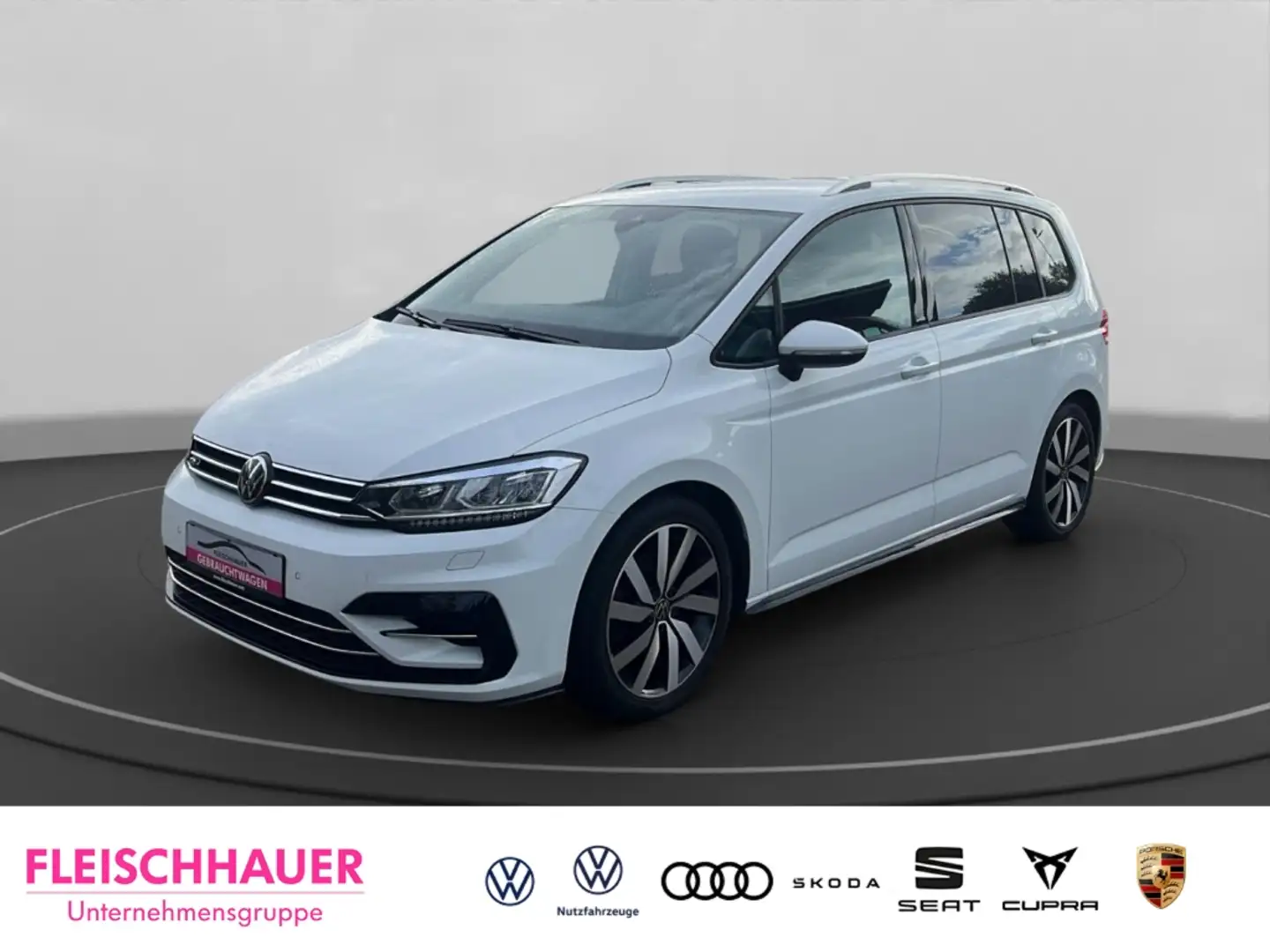 Volkswagen Touran 1.5 TSI r-line LED Rückfahrkamera Sitzhz Weiß - 1