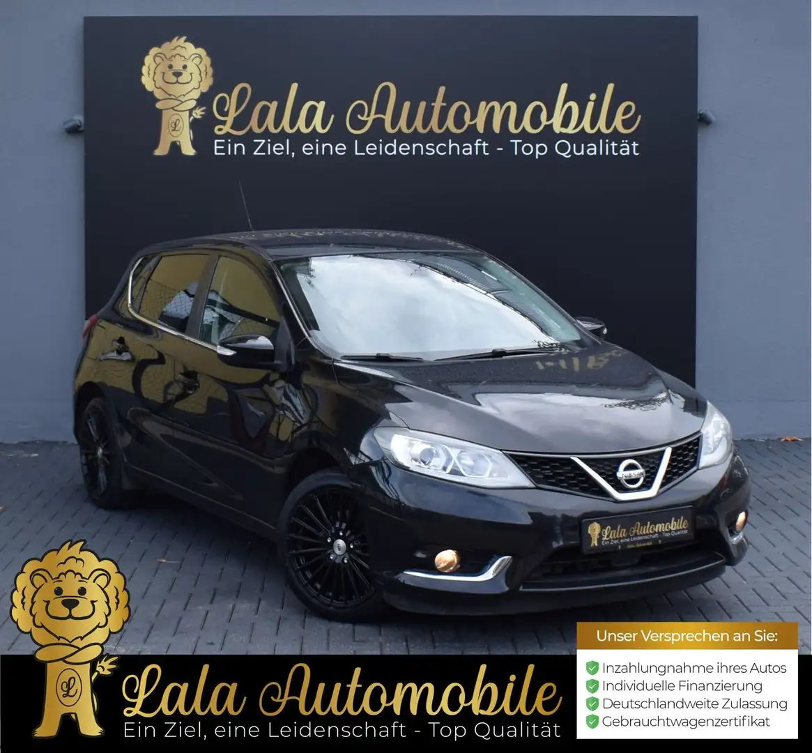 Nissan Pulsar Acenta 1.2 KLIMA/TEMPOMAT/SHZ/SPURHALTER/RADIO/ALU Negru - 1