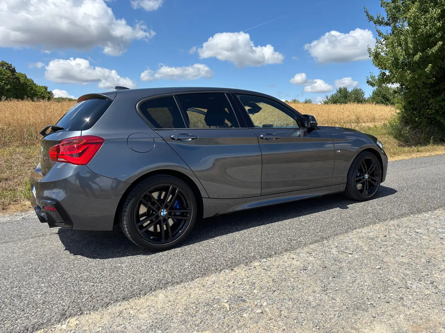 BMW 135 M135i xDrive Sport-Aut. Gris - 1