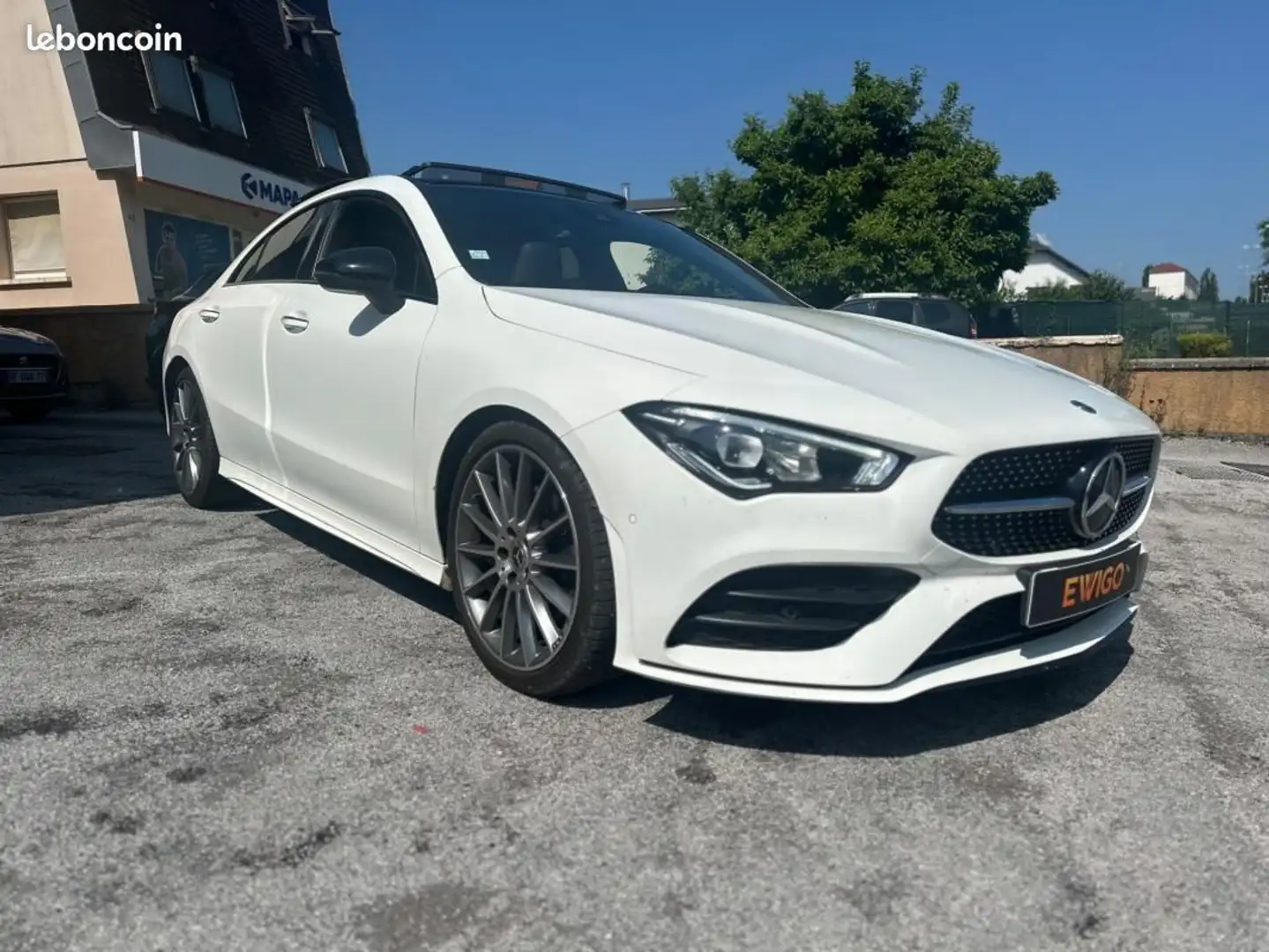 Mercedes-Benz CLA 220 Classe Mercedes COUPE 2.0 220 D 190 AMG LINE 8G-DC Blanc - 2