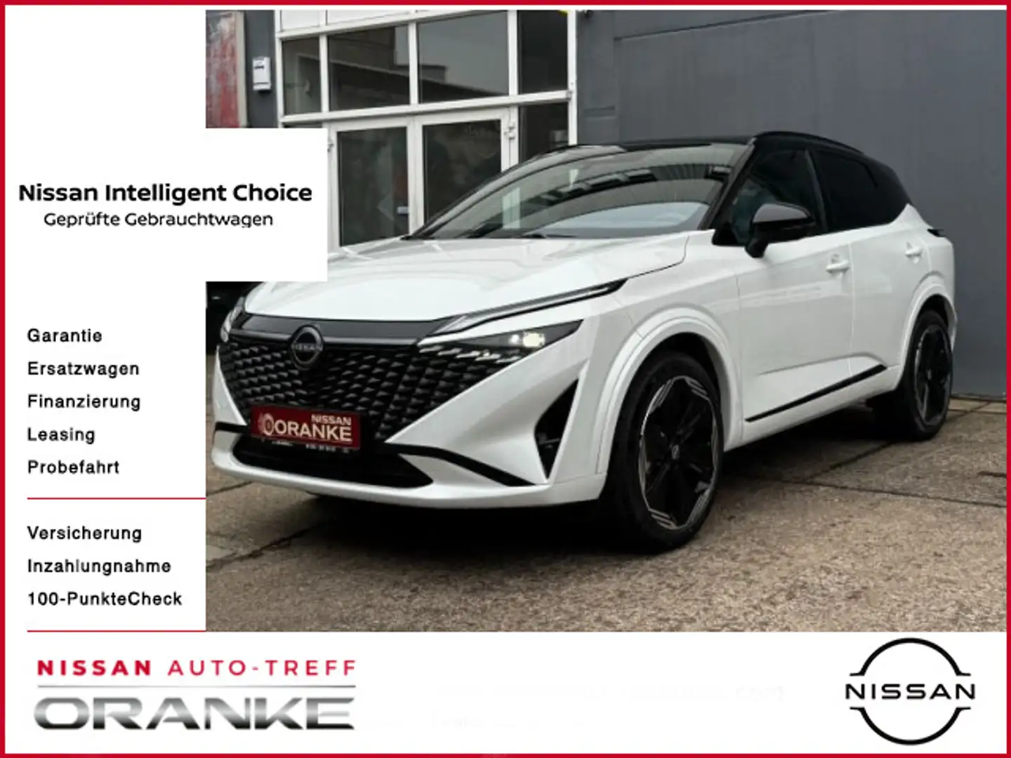 Nissan Qashqai 1.3 DIG-T Xtronic N-Design*KomfortP*20` Blanc - 1