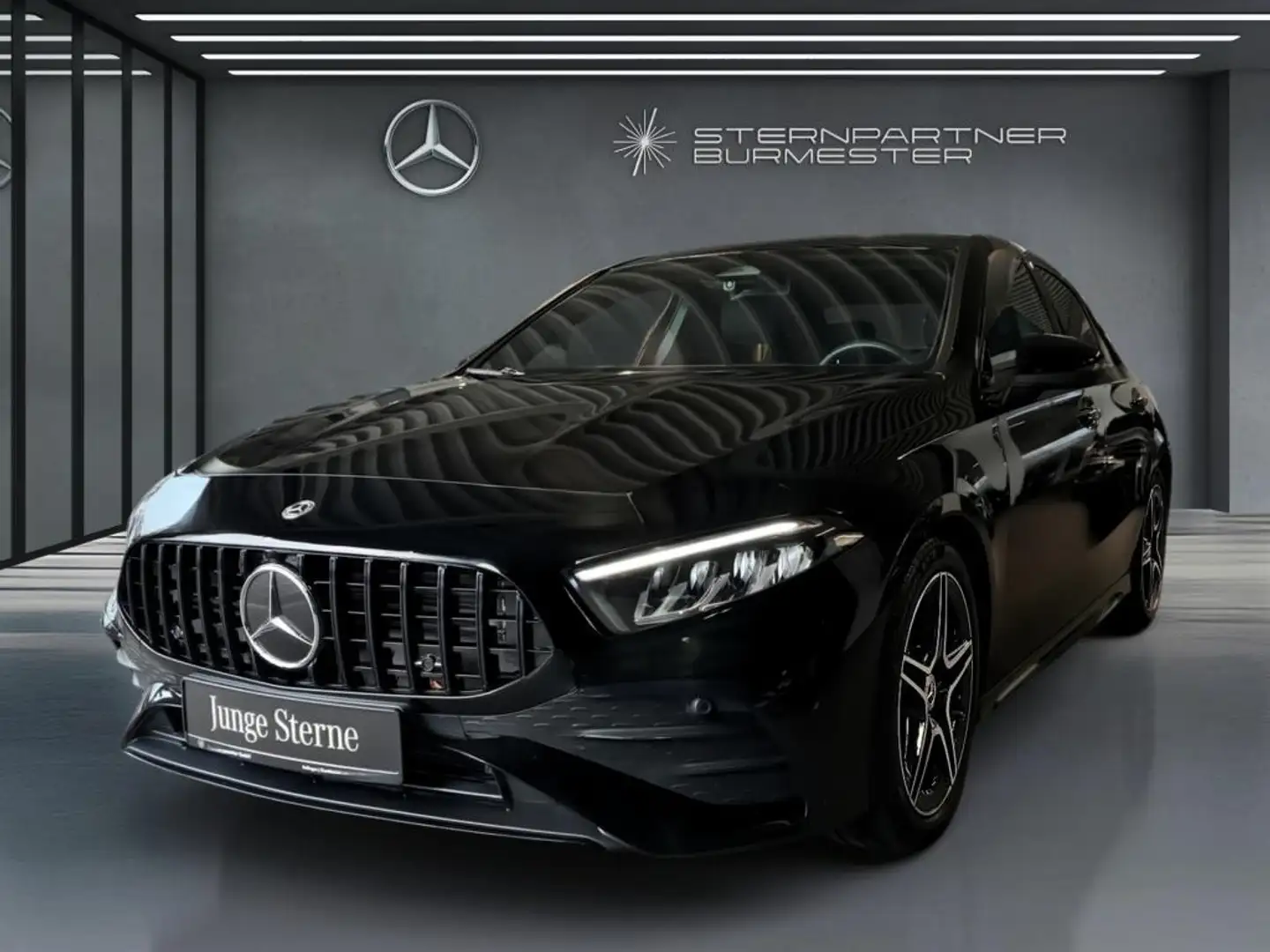 Mercedes-Benz A 180 d AMG+MBUX+Night+Ambiente+Totwinkel+KAMERA Noir - 1