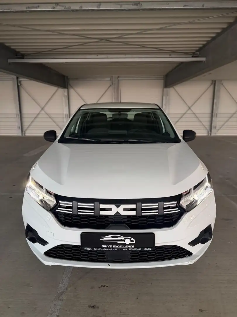 Dacia Sandero III Carplay PDC TEMP ISO StartStop LKA Blanc - 2