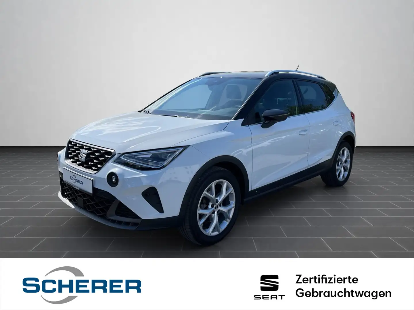 SEAT Arona FR-Line 1.0 TSI / Navi / LED / Climatronic Blanc - 1