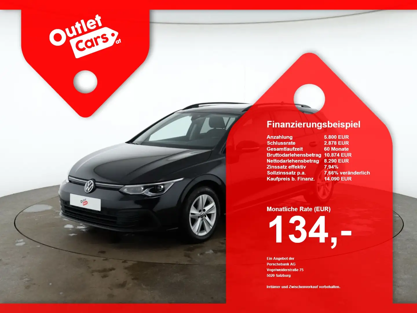 Volkswagen Golf Variant Golf VIII Variant 2.0 TDI Life DSG ASSIST+MATRIX Schwarz - 1
