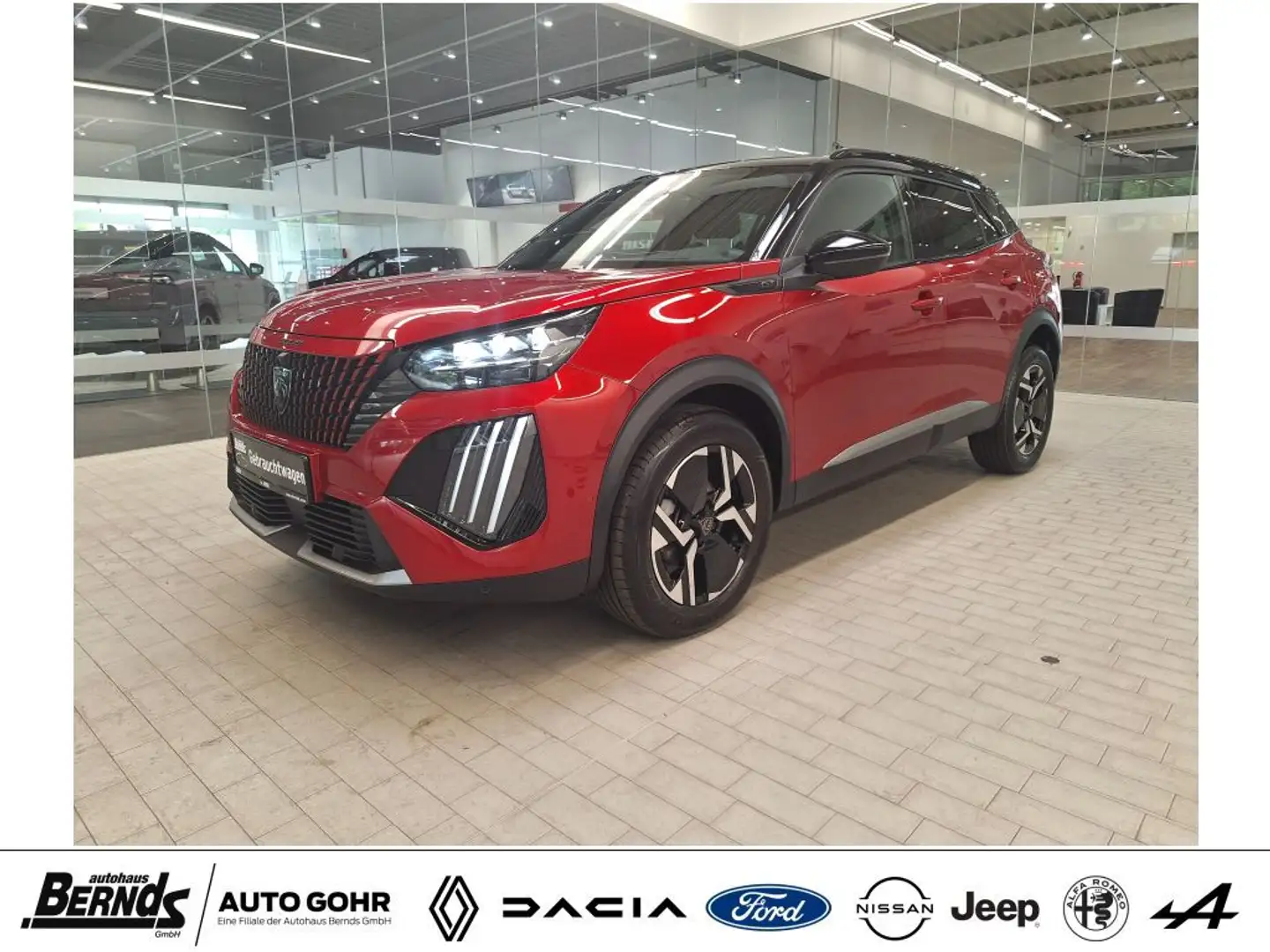 Peugeot 2008 PureTech 130 EAT8 GT RÜCKFAHRKAMERA KLIMAAUTOMATIK Rot - 1