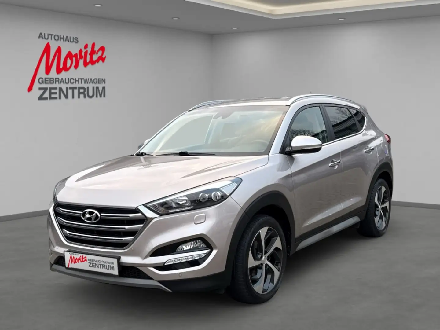 Hyundai TUCSON 1.6 GDi Turbo Premium 4WD *LEDER*NAVI & MEHR!* Beige - 1