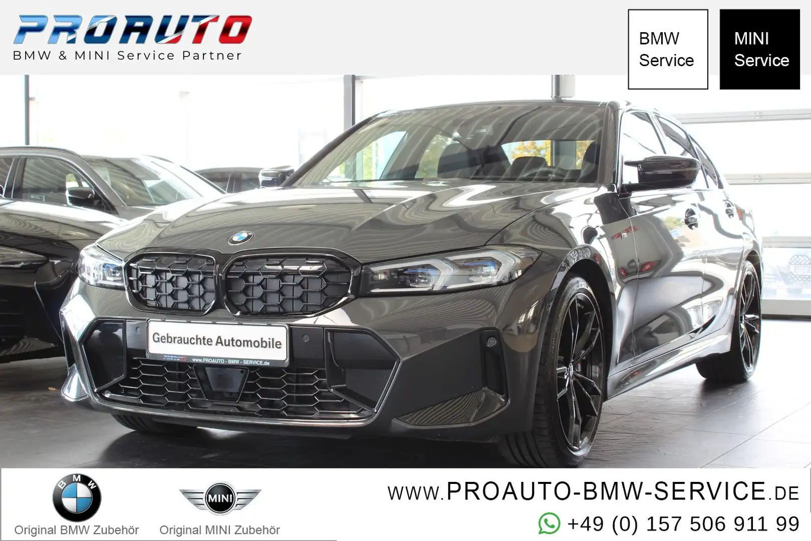 BMW M340d xDrive Lim. HUD/RFK/Komf.z/A-LED/ACC/19Alu Gris - 1