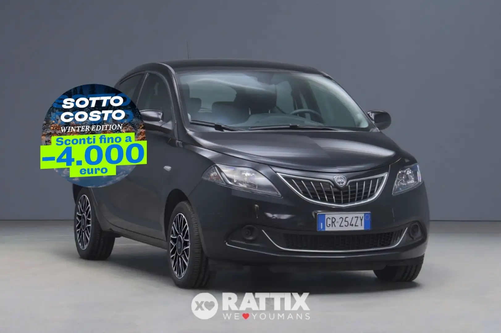 Lancia Ypsilon 1.0 Firefly Hybrid 70CV Platino Nero - 1