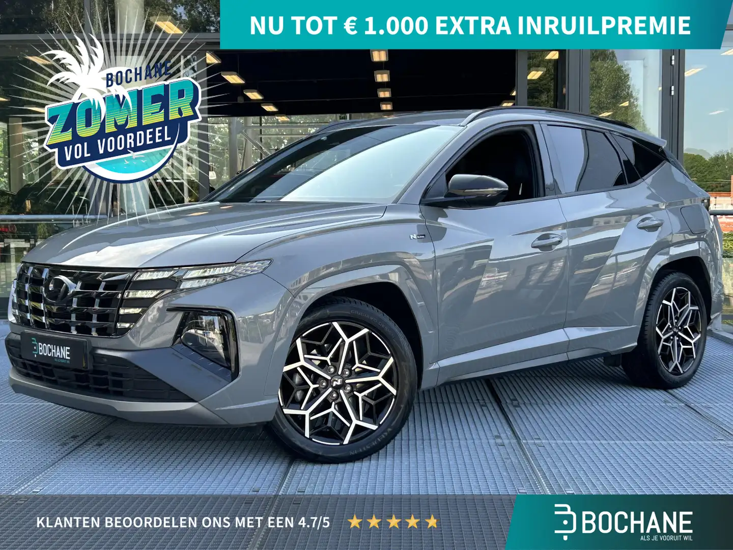 Hyundai TUCSON 1.6 N-line | Achteruitrijcamera | Parkeersensoren Gris - 1