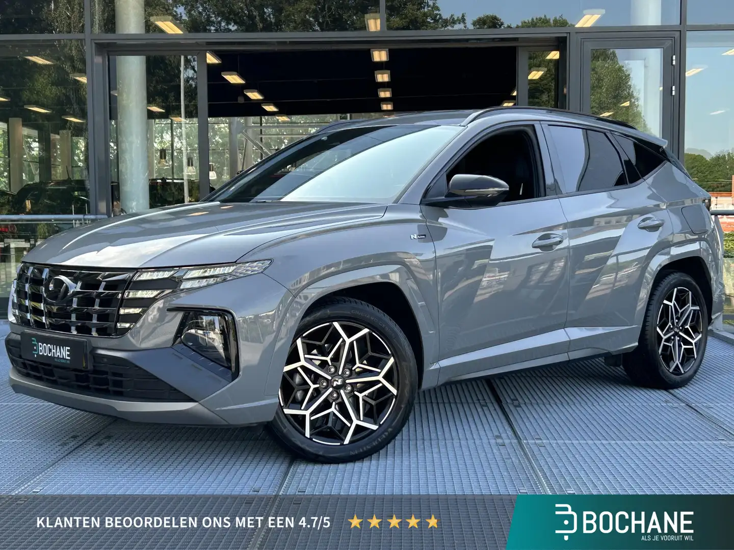 Hyundai TUCSON 1.6 N-line | Achteruitrijcamera | Parkeersensoren Grijs - 1