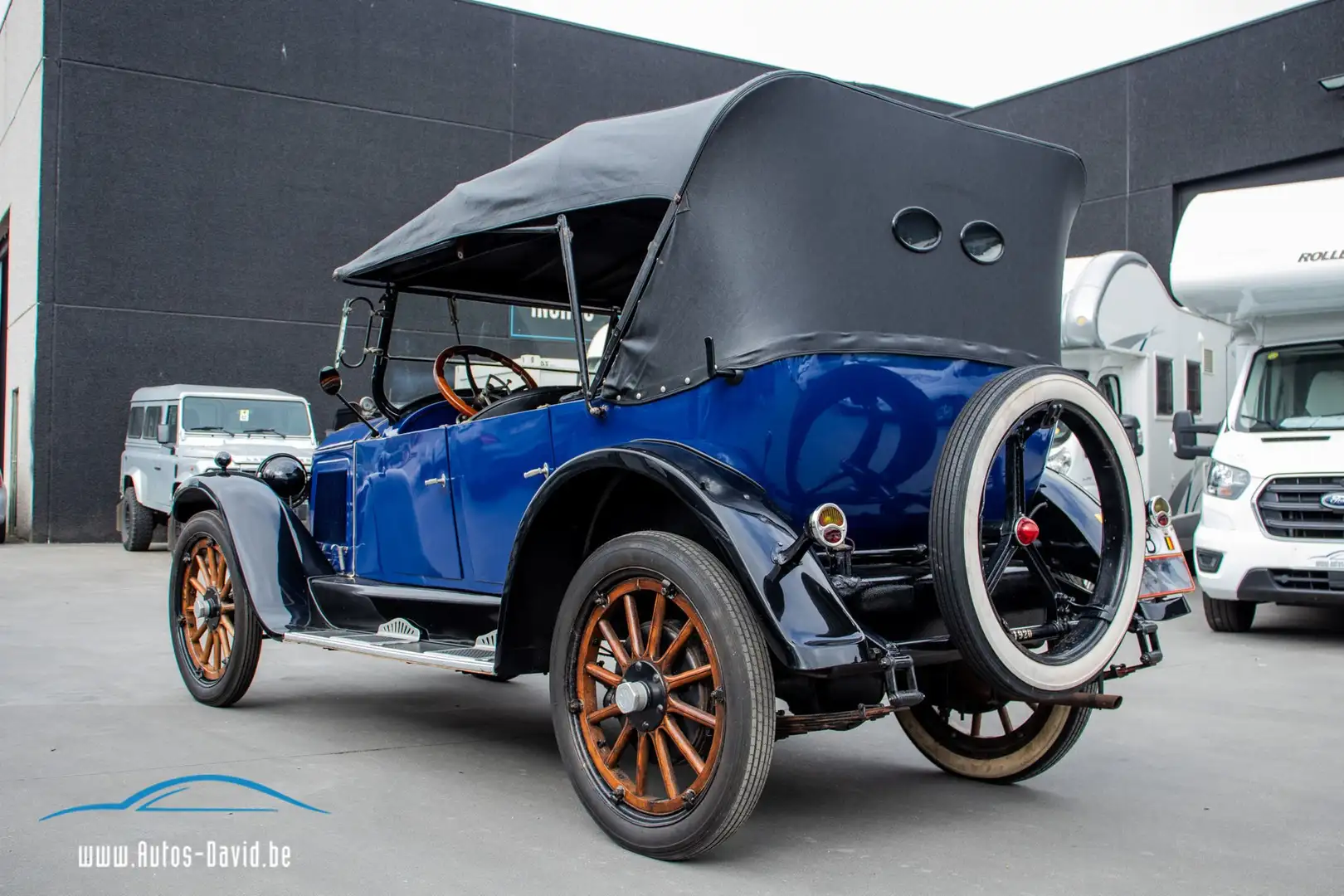 Oldtimer Willys Knight 1920 Model “20” A Touring Convertible / OLDTIMER / ZELDZAAM / CABRIO / LEDER ! Blau - 2