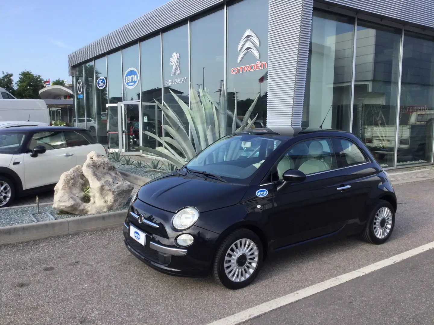 Fiat 500 Schwarz - 1