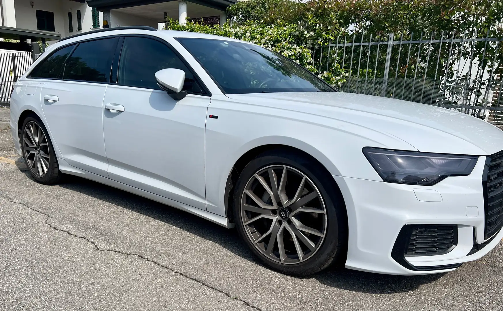 Audi A6 Avant 50 3.0 tdi mhev S Line Plus Quattro tiptroni Bianco - 2