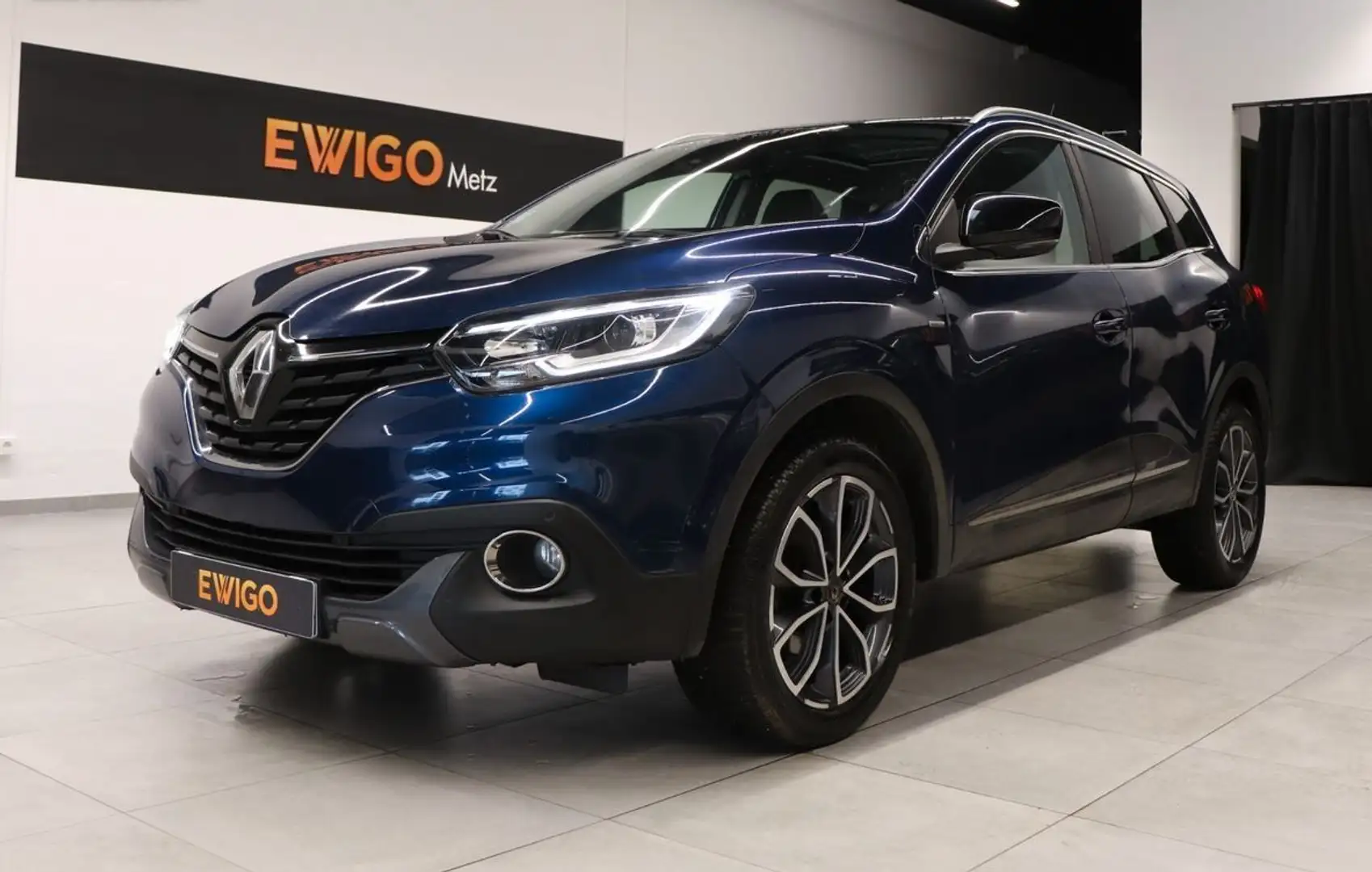 Renault Kadjar 1.2 tce 130ch energy graphite premiere main Bleu - 1