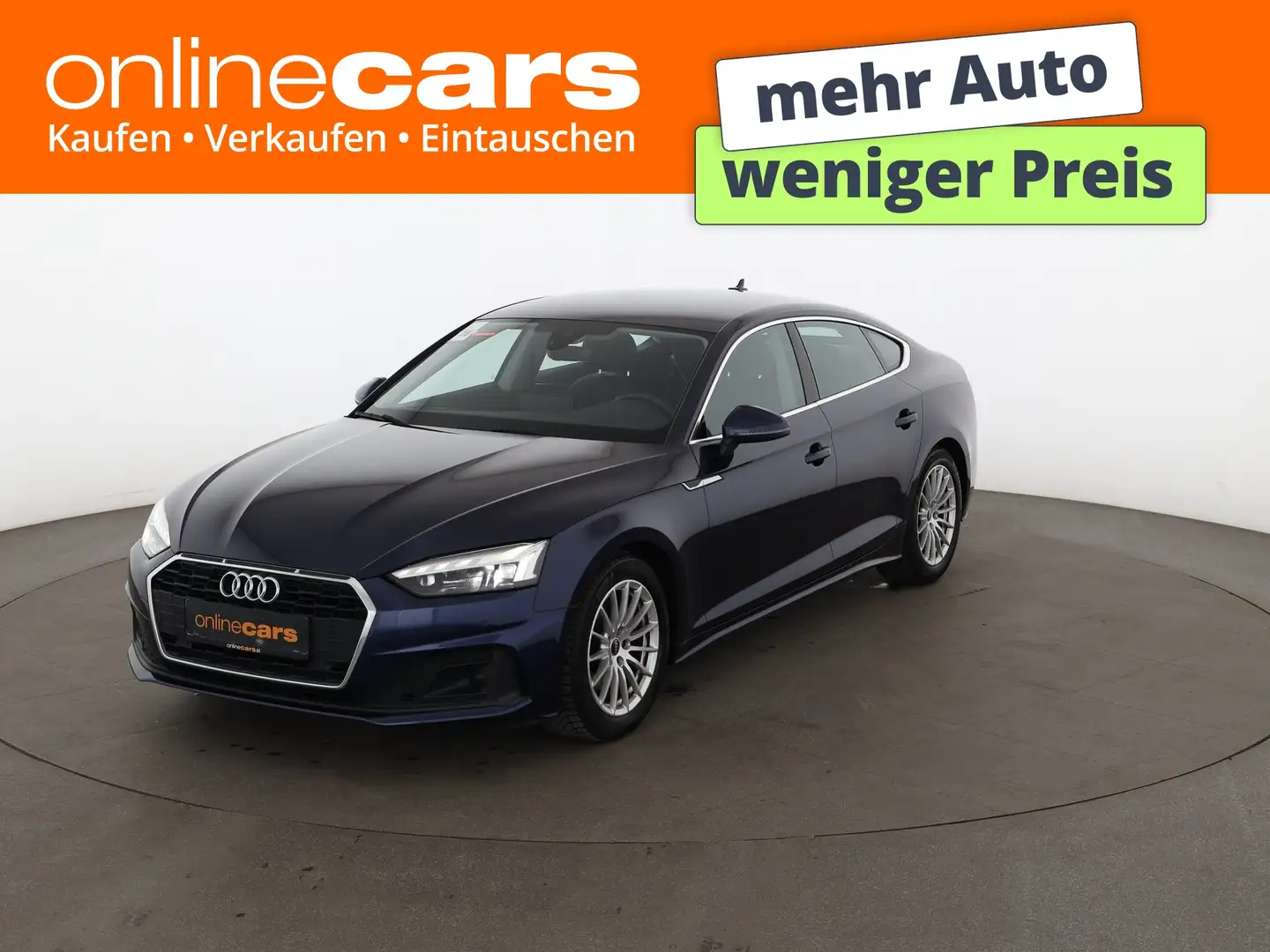 Audi A5 SB 30 TDI Aut MATRIX LEDER NAVI SITZHZG R-CAM Blau - 1