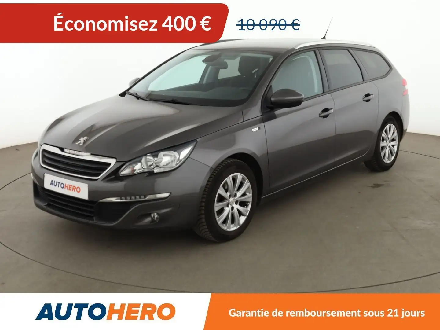Peugeot 308 SW 1.6 Blue-HDi Style Gris - 1