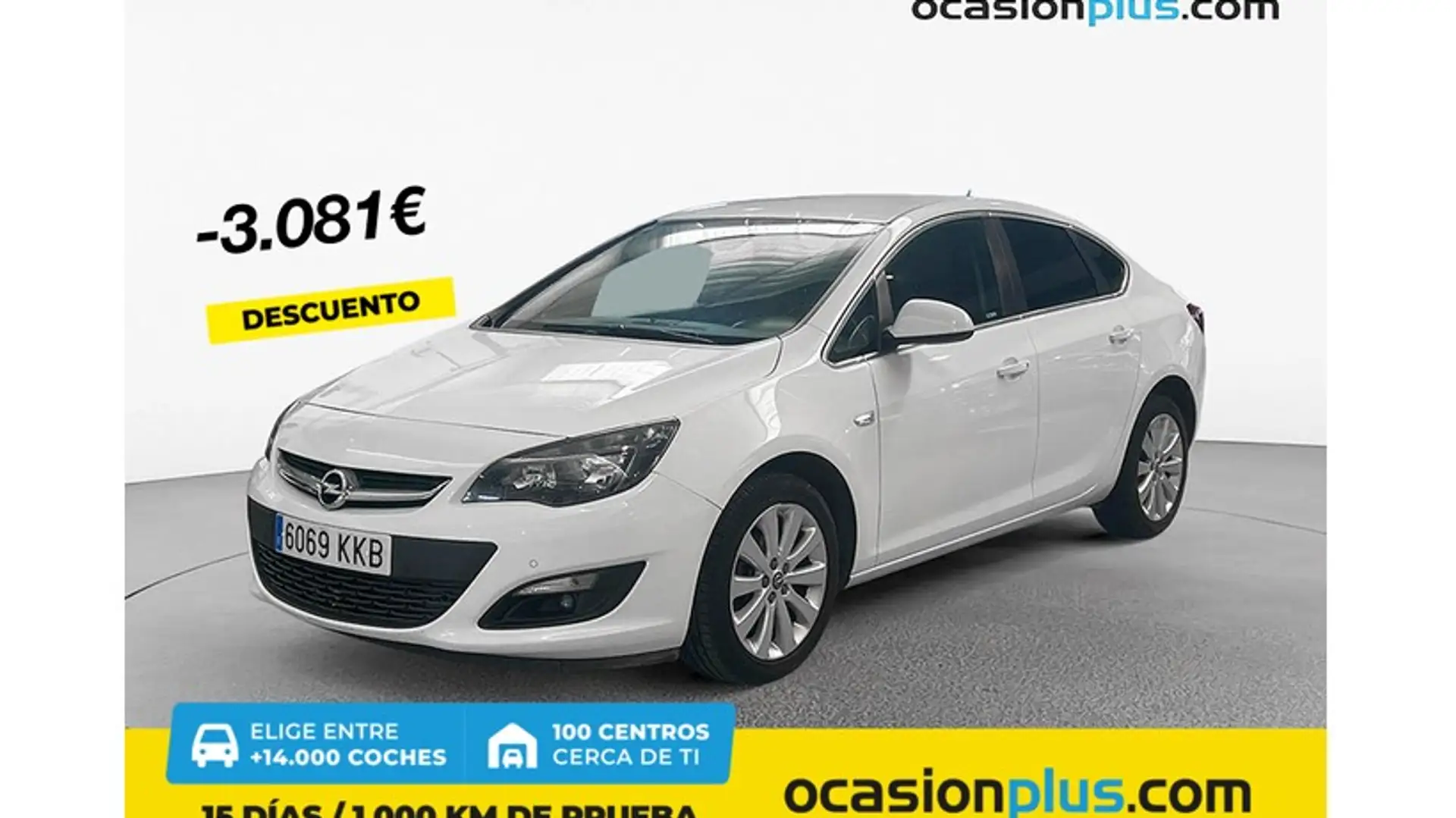 Opel Astra Sedán 1.4T Elegance 140 Wit - 1