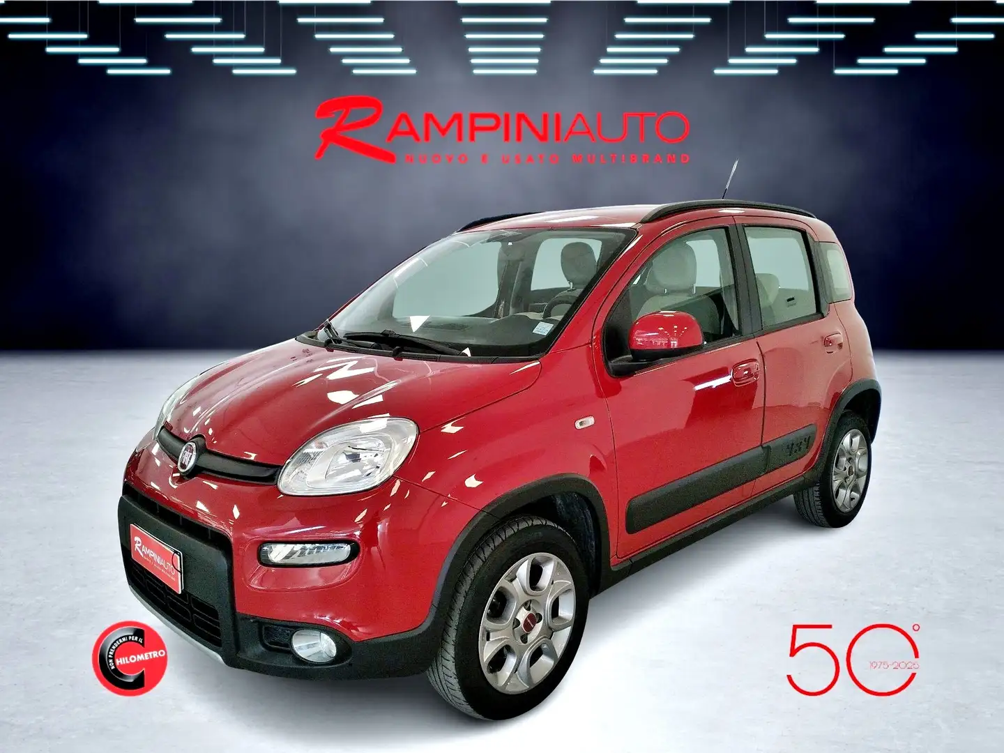Fiat Panda 1.3 MJT 95 CV 4x4 Unico Proprietario PRONTA CONSEG Rouge - 1