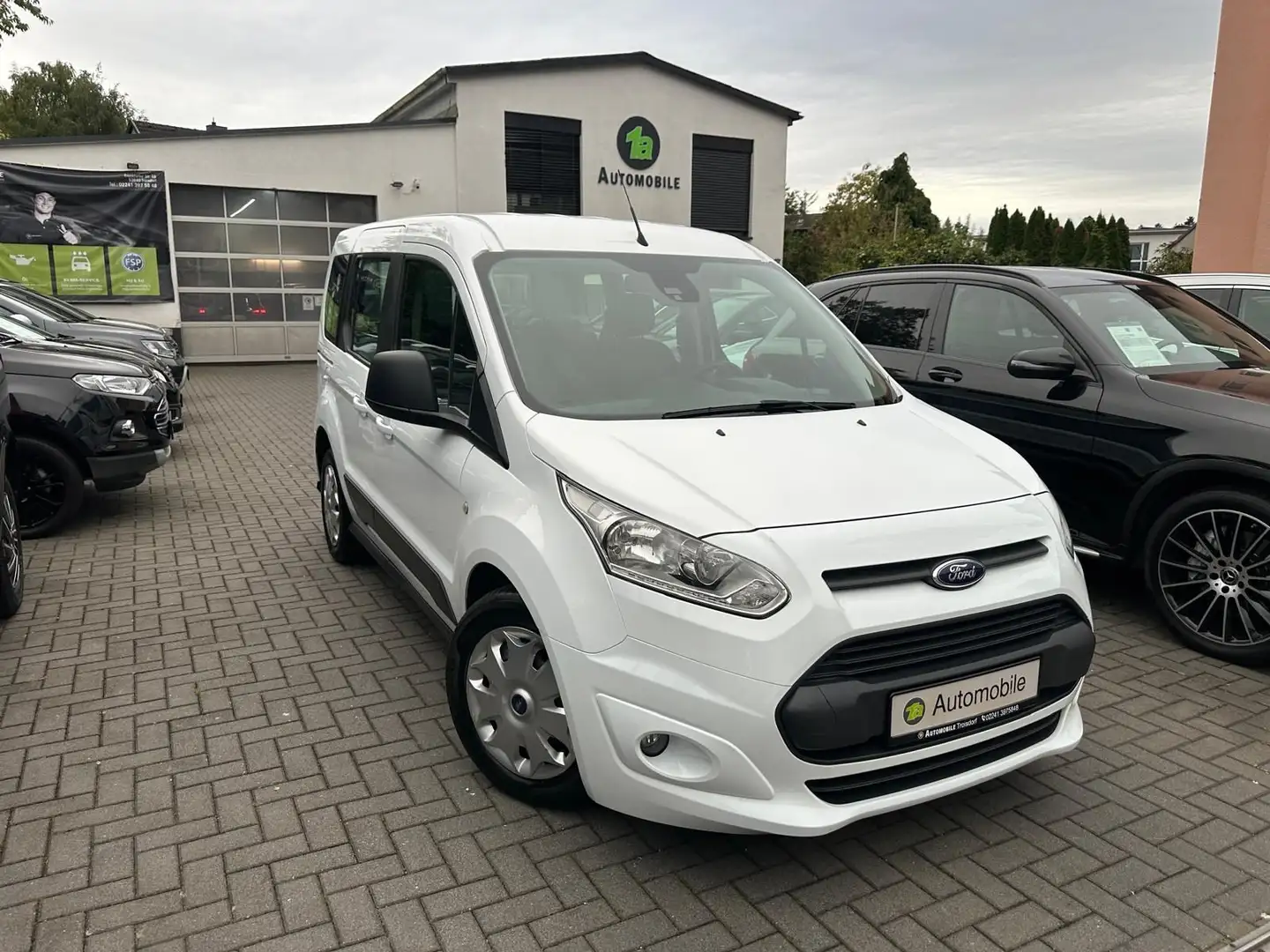 Ford Tourneo Connect *PDC*AUX*KLIMA*1.HAND*ZAHNR. NEU Weiß - 1