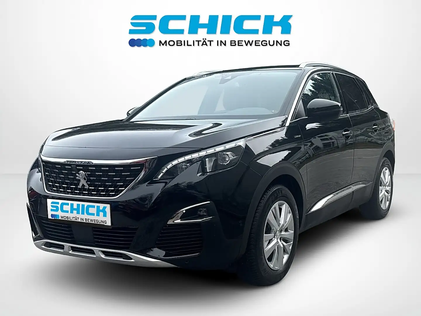 Peugeot 3008 1,5 BHDi130 EAT8 GT Line Aut. Schwarz - 1