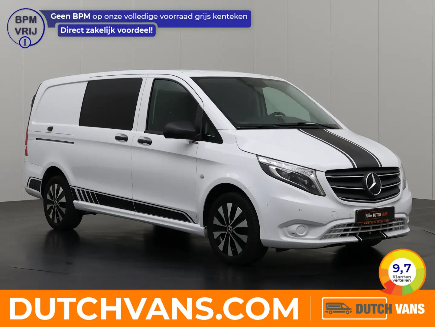 Mercedes-Benz Vito 116CDI 9G-Tronic Automaat Lang Sport Edition | 2xS Wit - 1