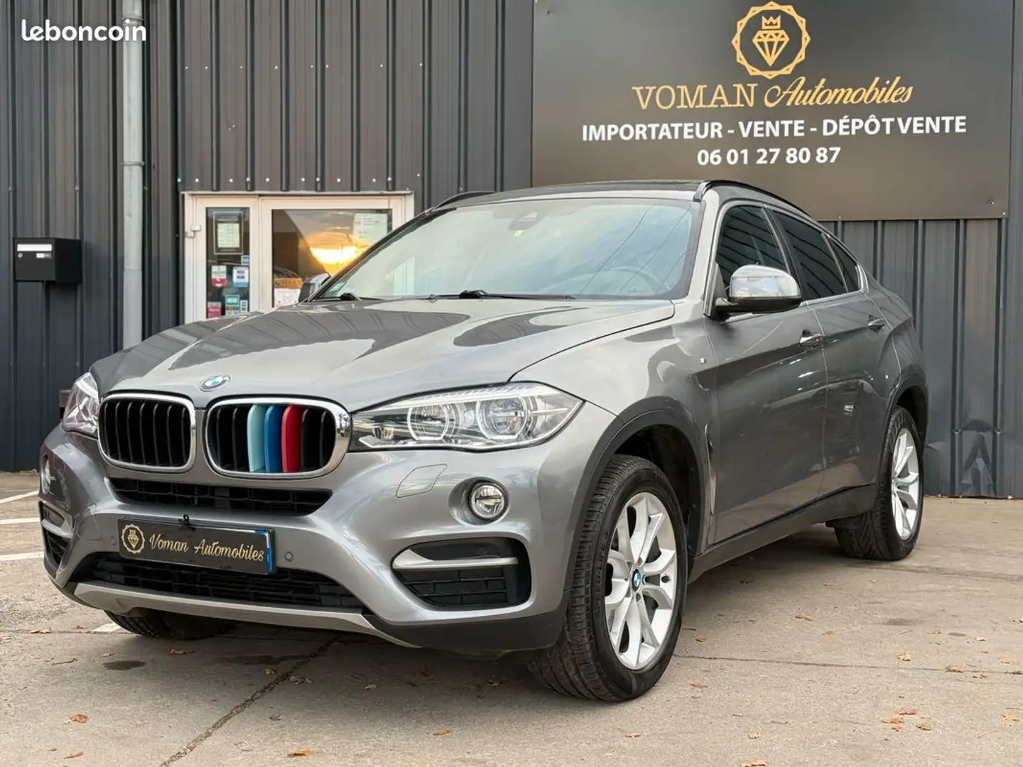 BMW X6 F16 xDrive 30d 258cv Lounge Plus A ENTRETIEN à jour TOIT OUVRANT 4 ROUES MOTRICES ATTELAGE CAMÉRA - 1
