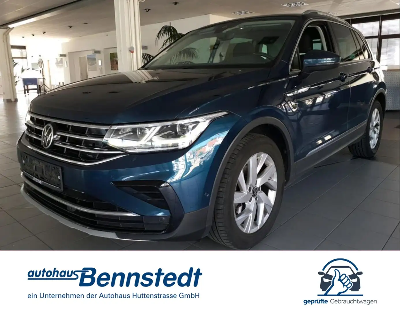 Volkswagen Tiguan 2.0 TDI DSG Elegance MATRIX STANDHZG AHK Blau - 1