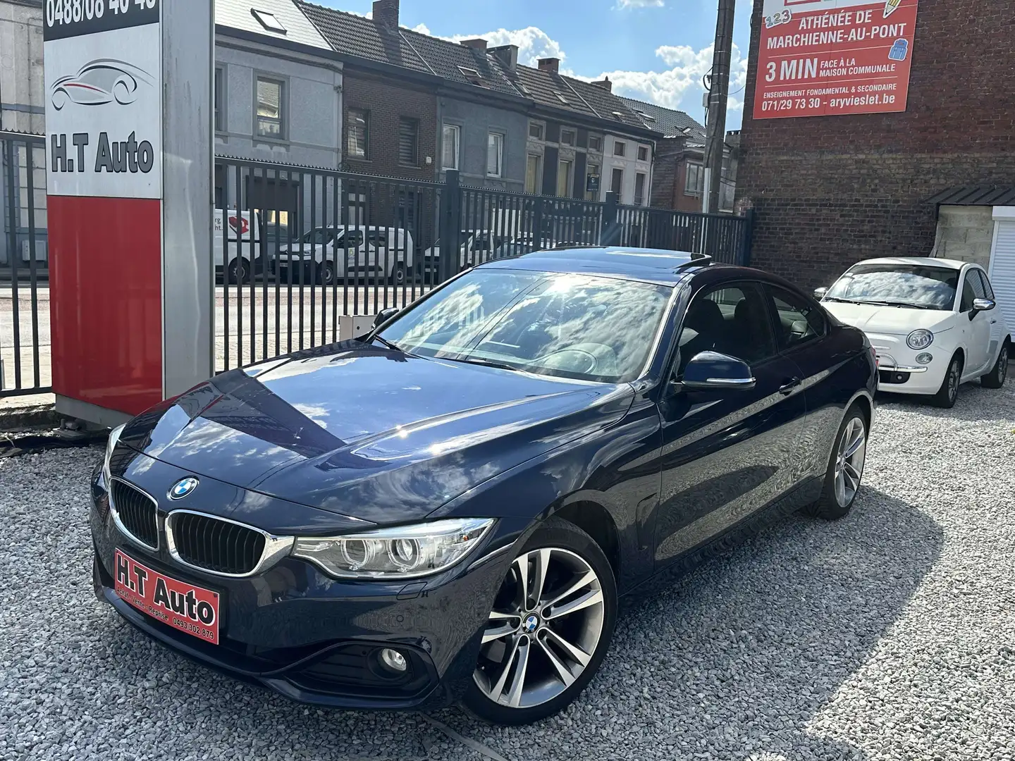 BMW 428 Coupé 428iXdrive/Gps/Airco/xenon/Euro6b Noir - 1