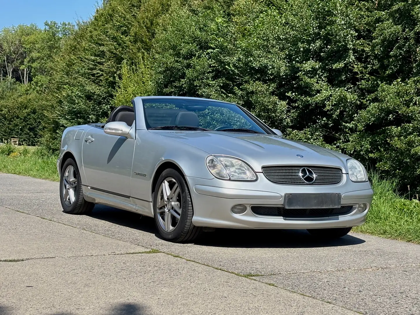 Mercedes-Benz SLK 200 Kompressor - Cabrio - 163cv - Très Belle Etat ! Zilver - 1