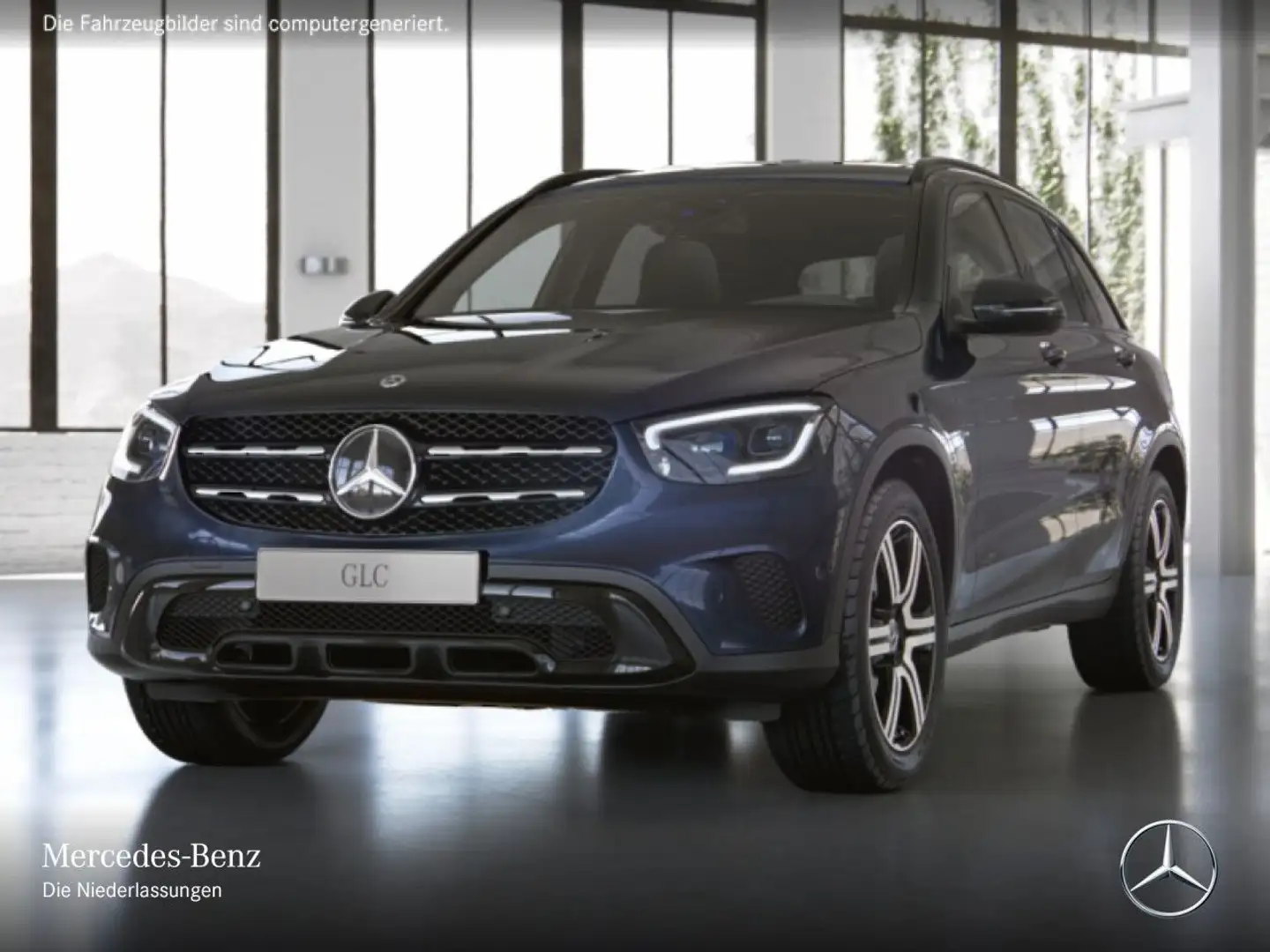 Mercedes-Benz GLC 300 e 4M NIGHT+MULTIBEAM+FAHRASS+KAMERA+9G Blau - 2