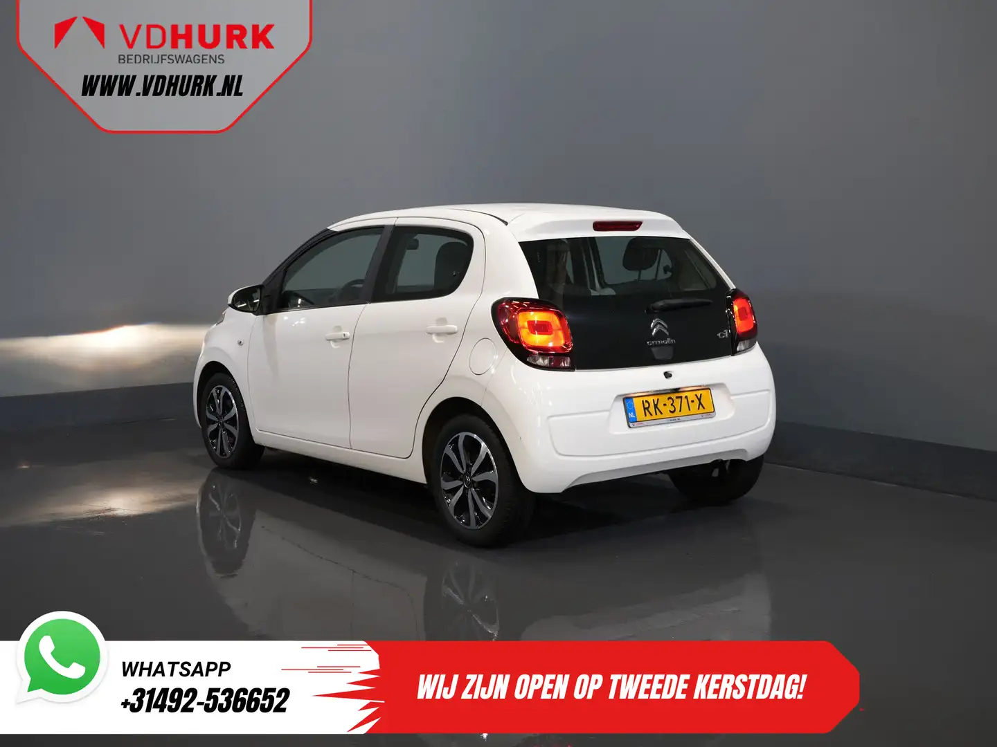 Citroen C1 1.0 e-VTi Shine ZEER NETTE AUTO/ NL Auto/ Weinig K Weiß - 2